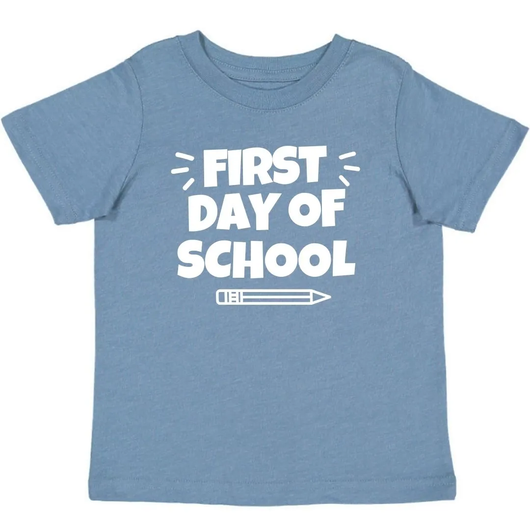 First Day of School Indigo S/S Tee