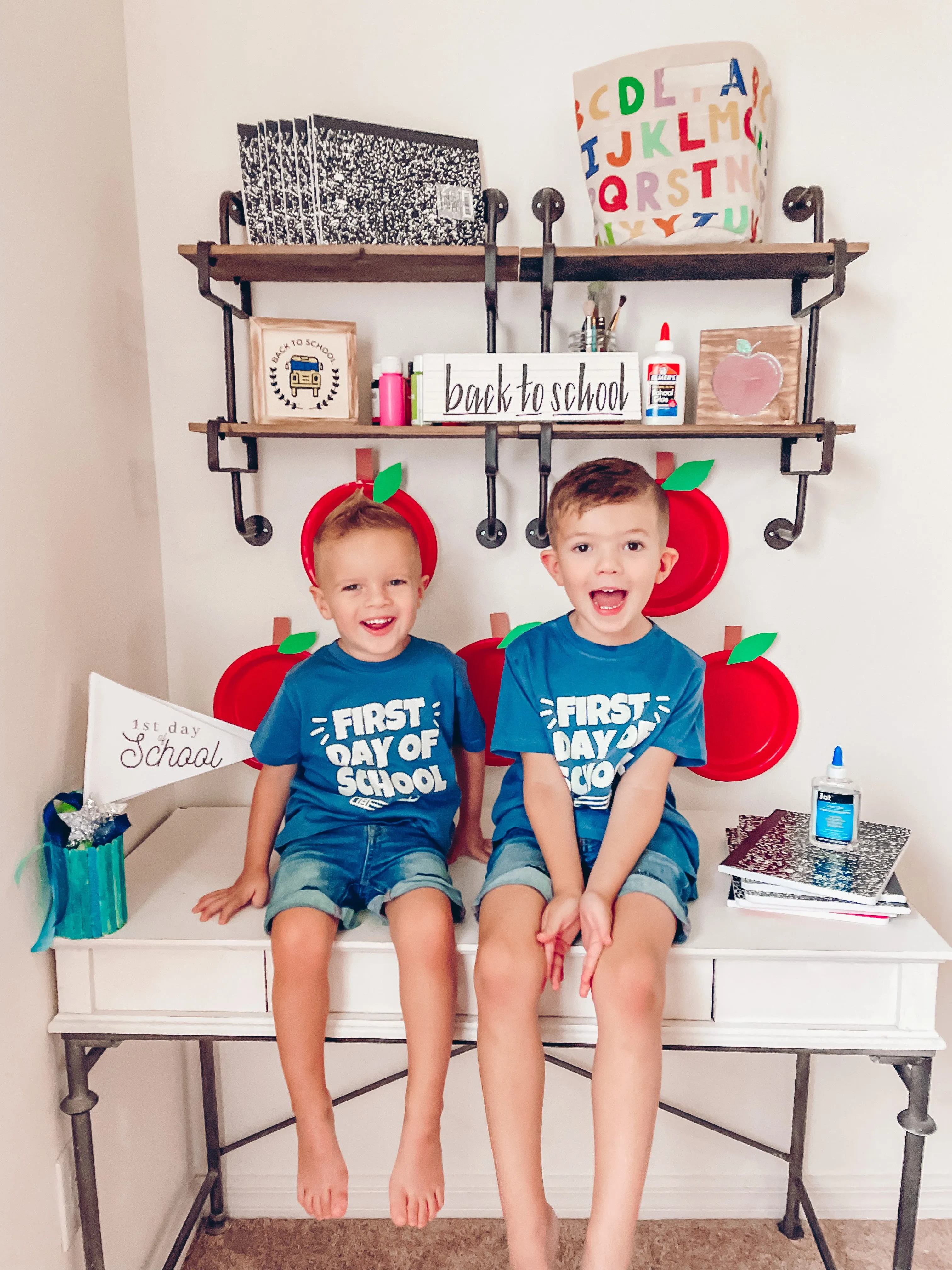 First Day of School Indigo S/S Tee