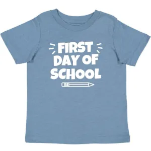 First Day of School Indigo S/S Tee