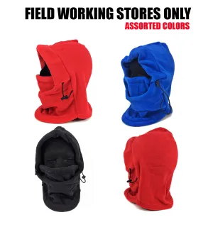 Fleece Face Mask, Asst'd Colors (#3532)