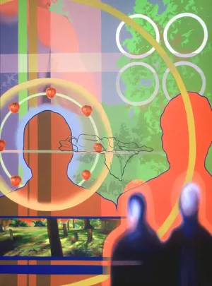 Forbidden Forest painting