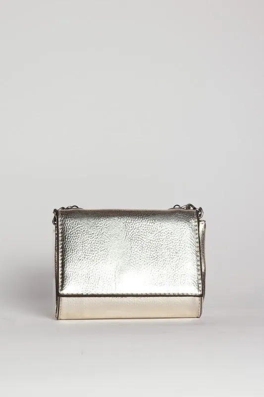 Formal Metallic Formal Crossbody Bag