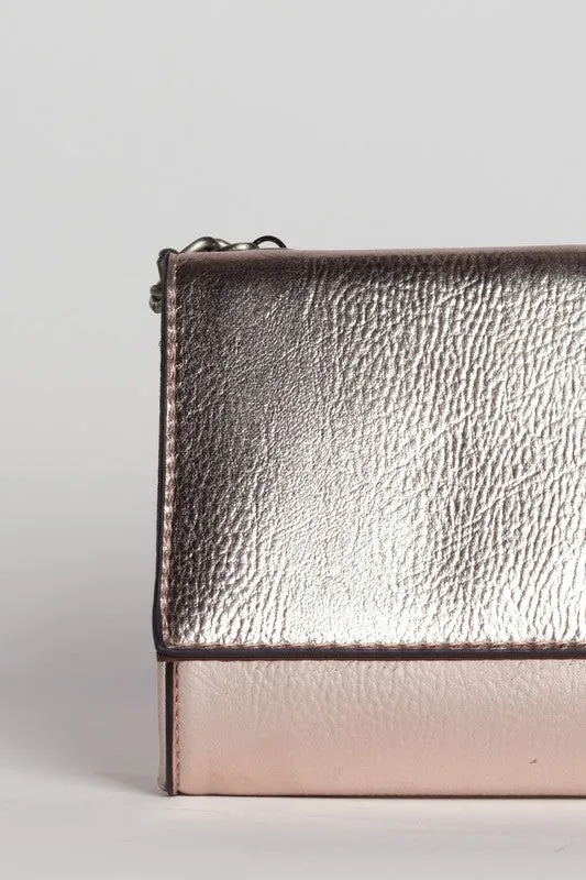Formal Metallic Formal Crossbody Bag