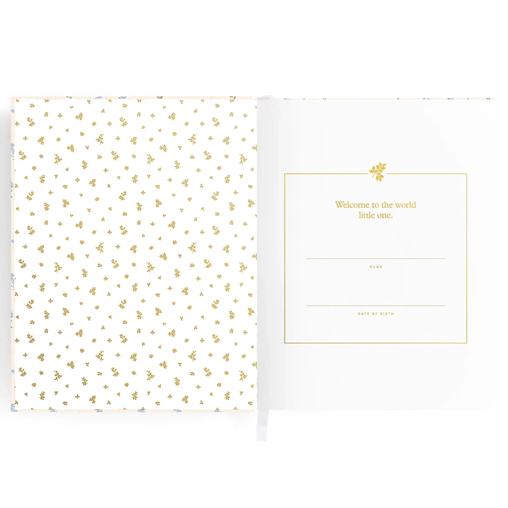 Fox & Fallow Baby Record Book - Forget-Me-Not