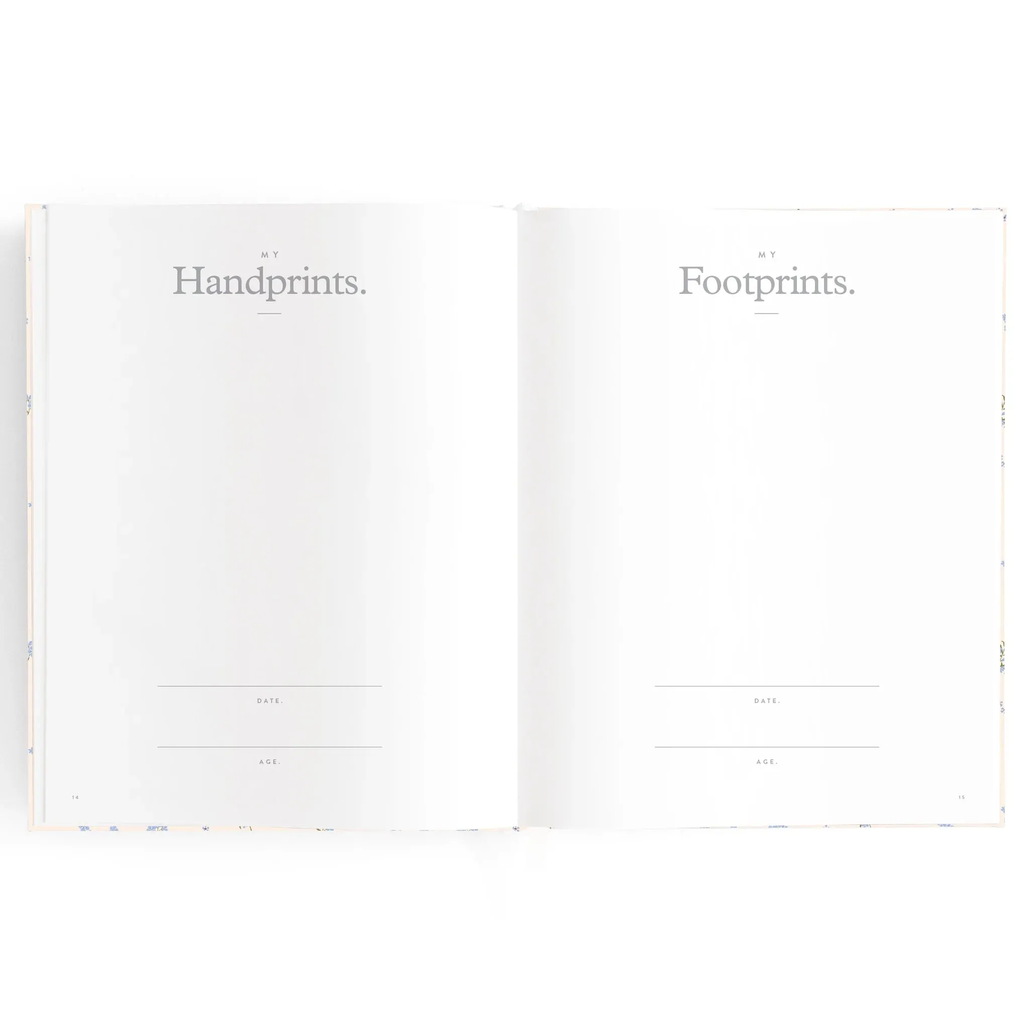 Fox & Fallow Baby Record Book - Forget-Me-Not