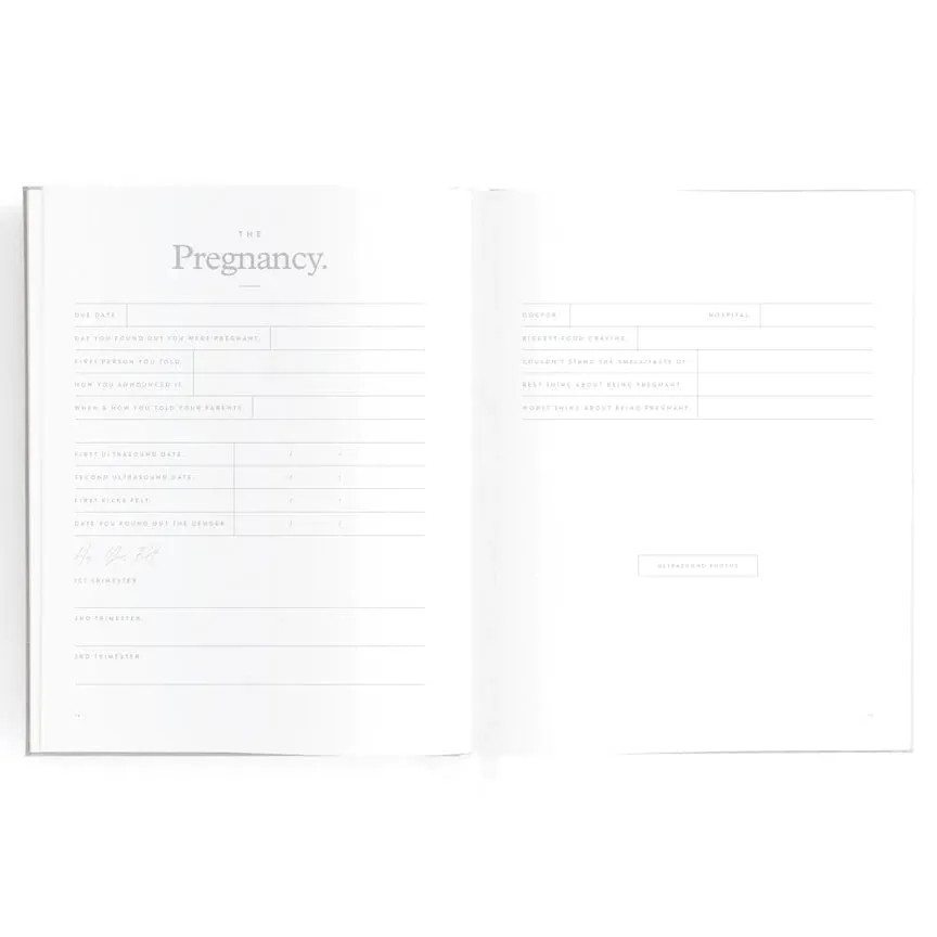 Fox & Fallow Baby Record Book - Rose