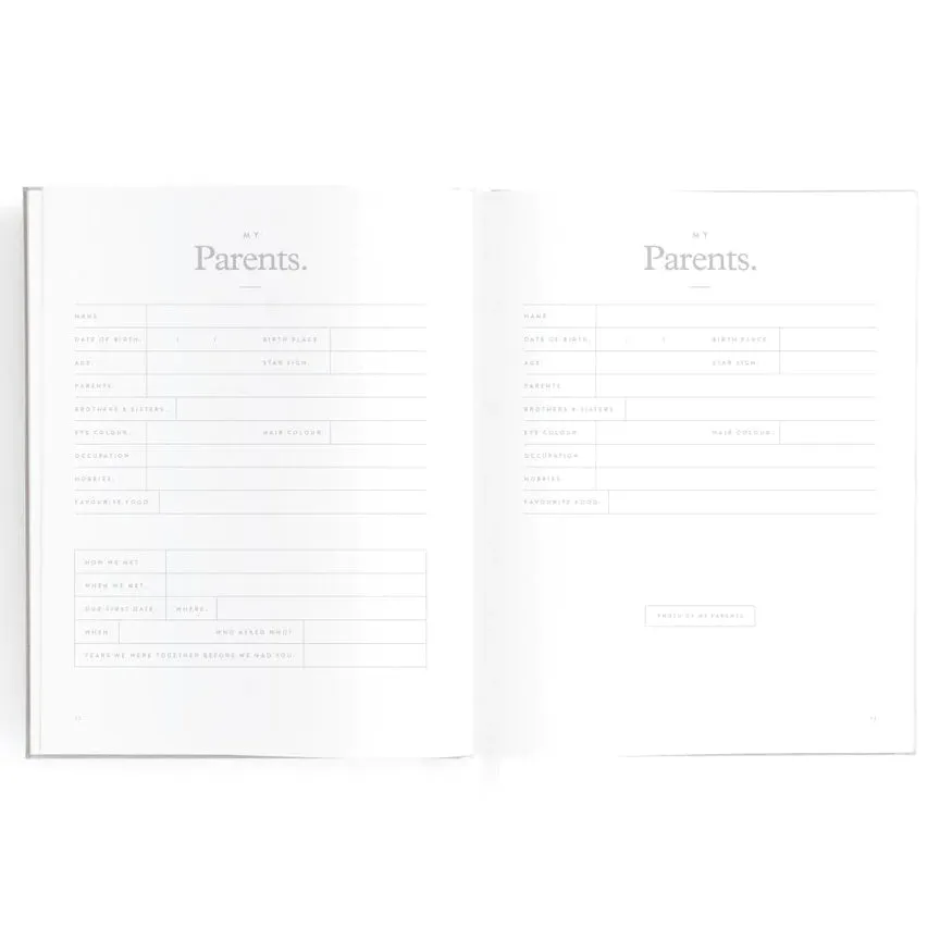 Fox & Fallow Baby Record Book - Rose