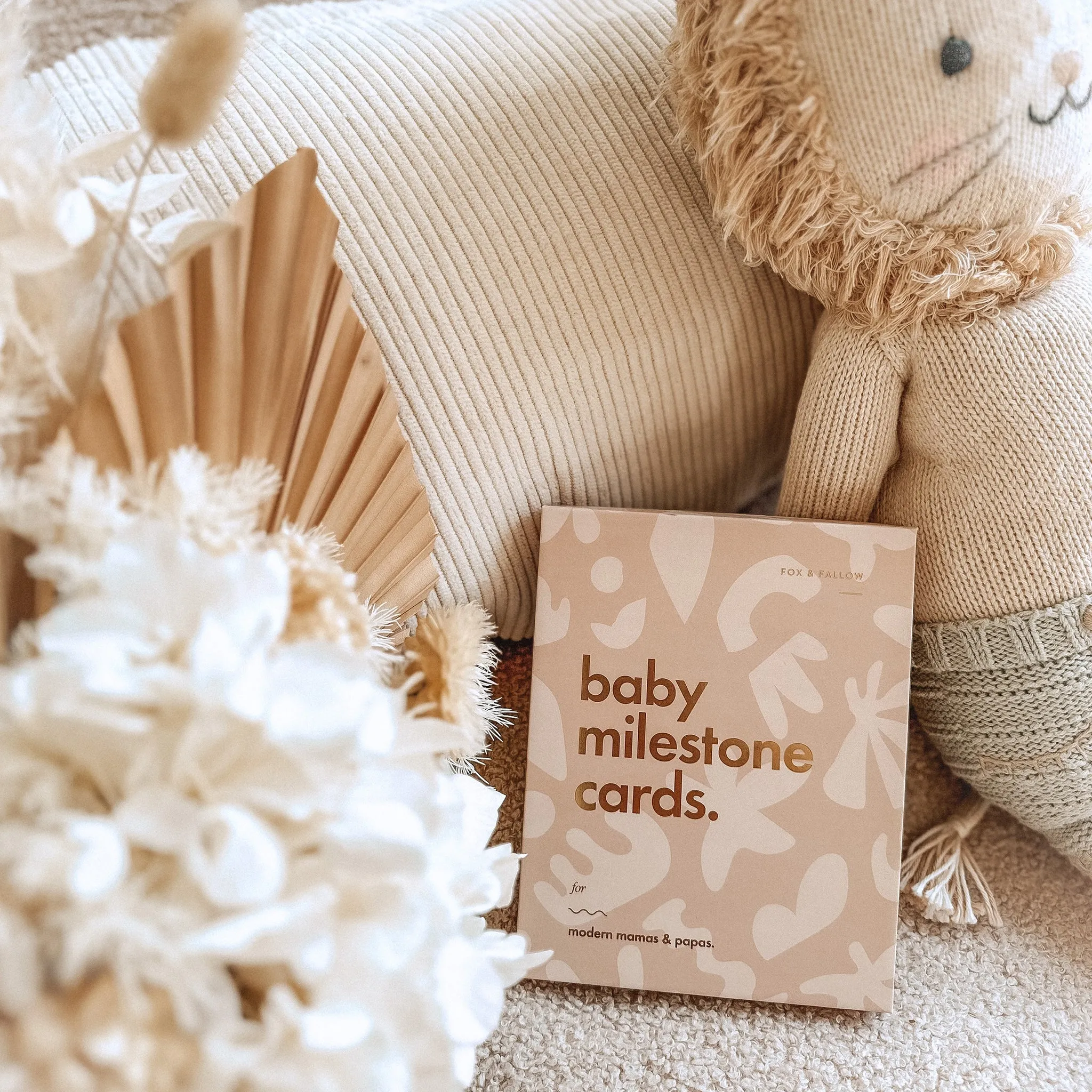 Fox & Fallow’s Baby Milestone Cards  - Helios