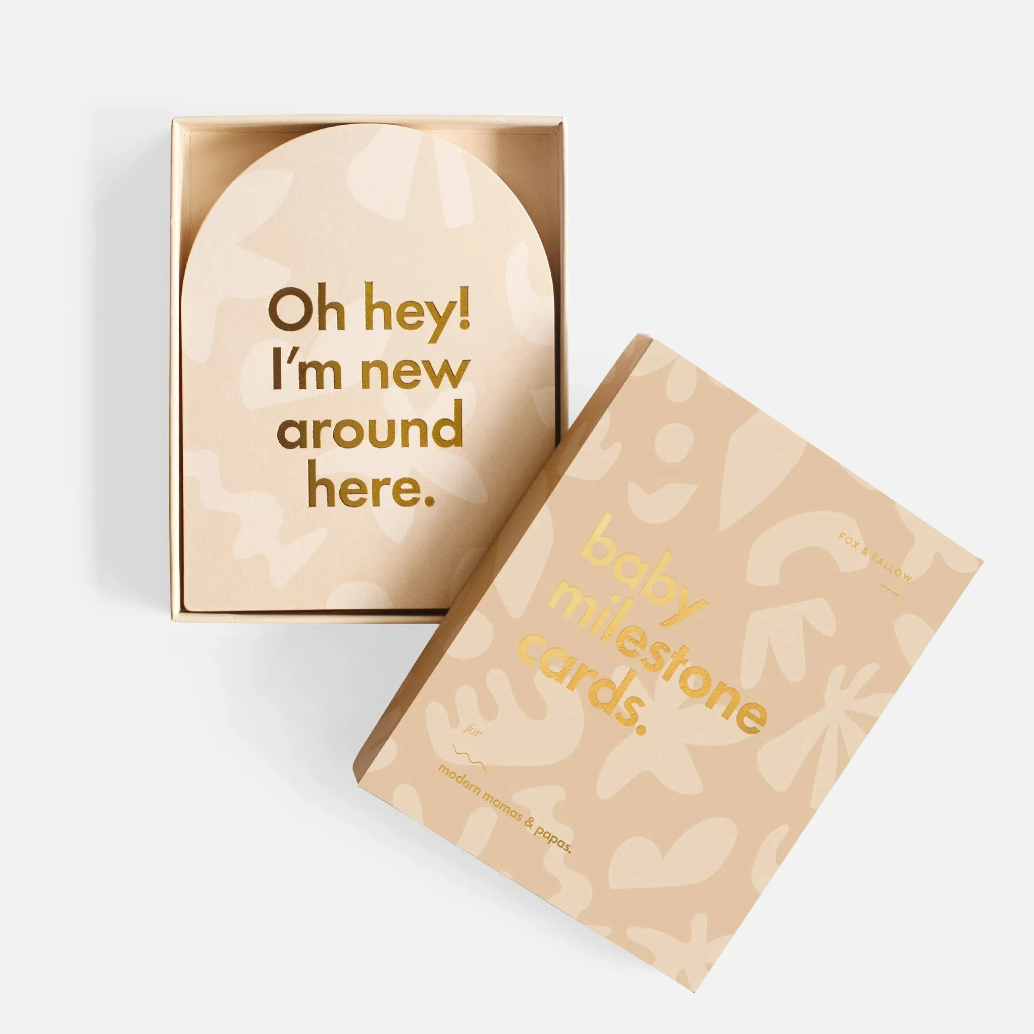 Fox & Fallow’s Baby Milestone Cards  - Helios