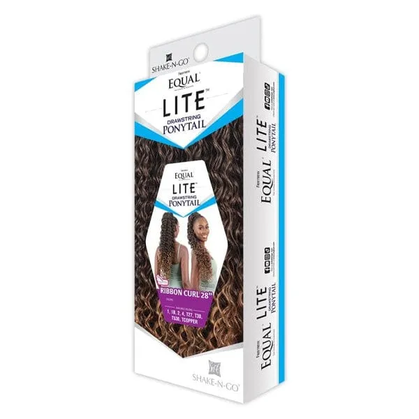 Freetress Equal Synthetic Lite Drawstring Ponytail - RIBBON CURL 28"