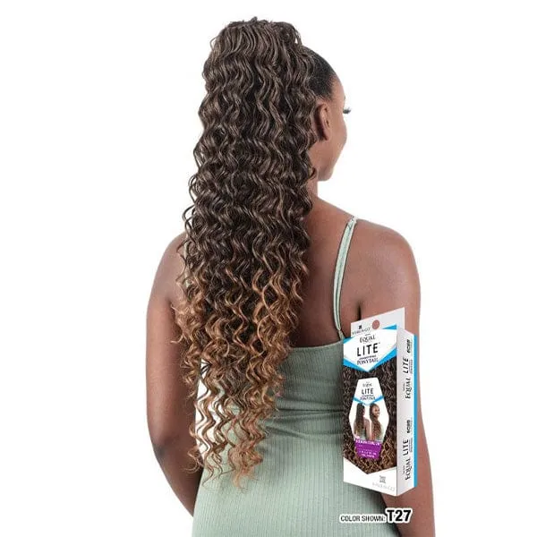 Freetress Equal Synthetic Lite Drawstring Ponytail - RIBBON CURL 28"