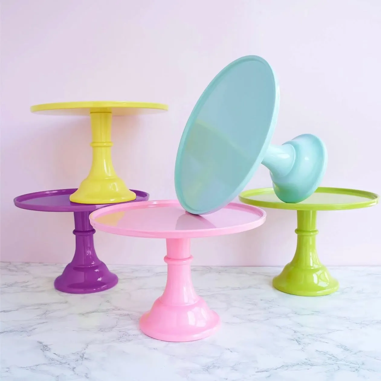 Fuchsia Melamine Cake Stand