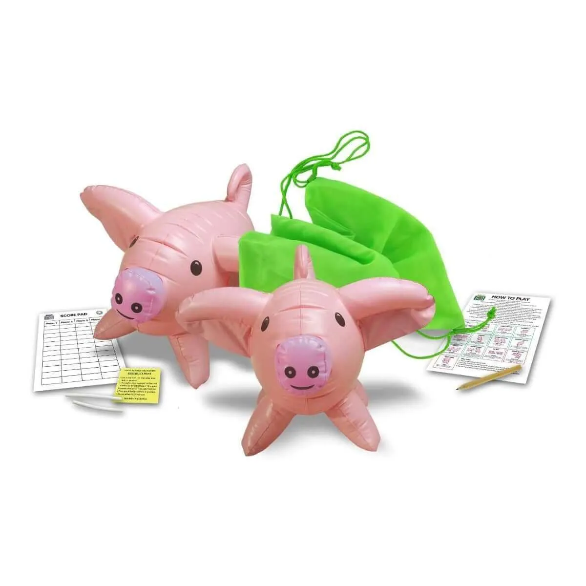 Giant Pass the Pigs Inflatable Dice Game