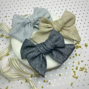 Glittery Gal Hand Tied Bow Collection