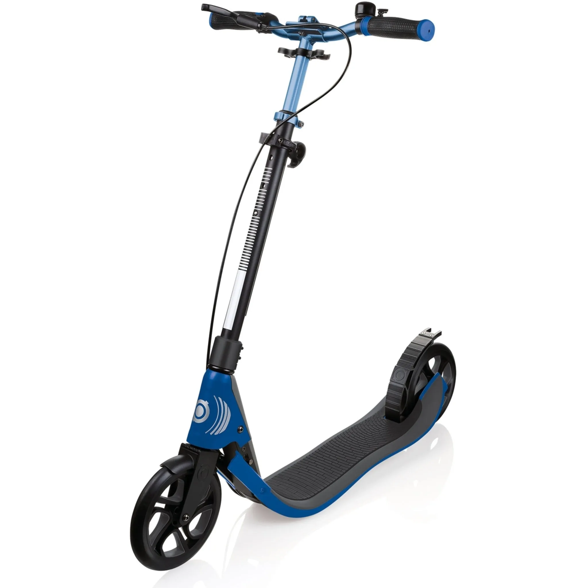 Globber One NL205 Deluxe Scooter Titanium/Navy