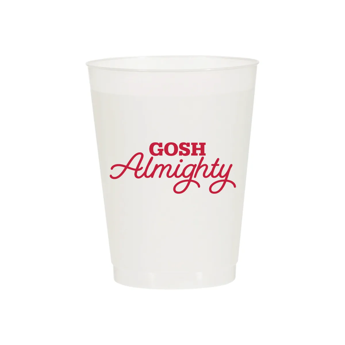 Gosh Almighty Script Cups