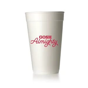 Gosh Almighty Script Cups