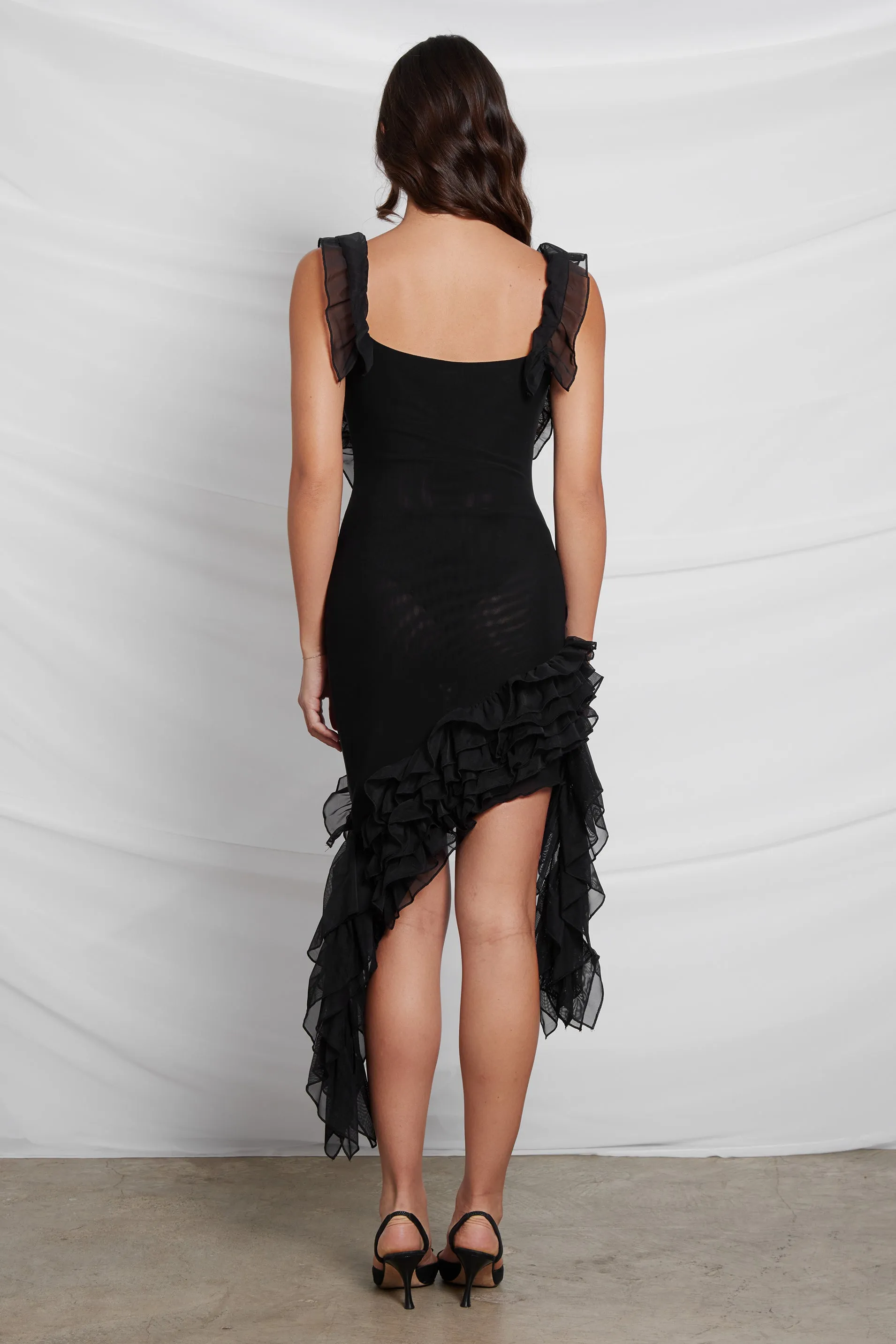 Gossamer Cascade Mini Dress
