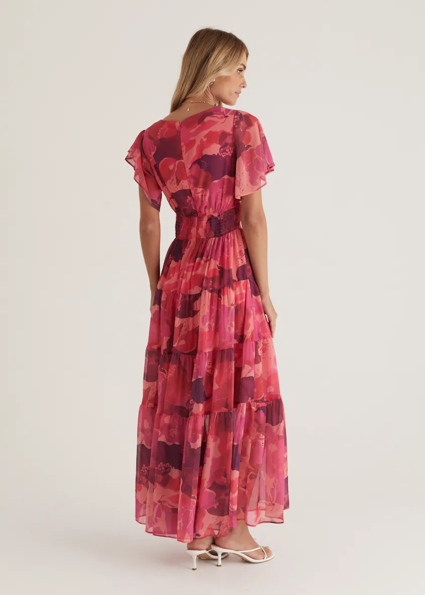 Gracelands Maxi Dress - Magenta Rush