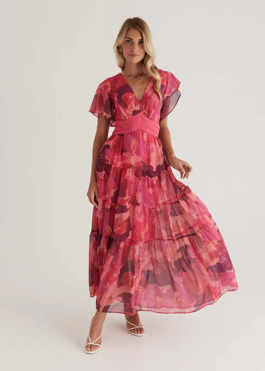 Gracelands Maxi Dress - Magenta Rush