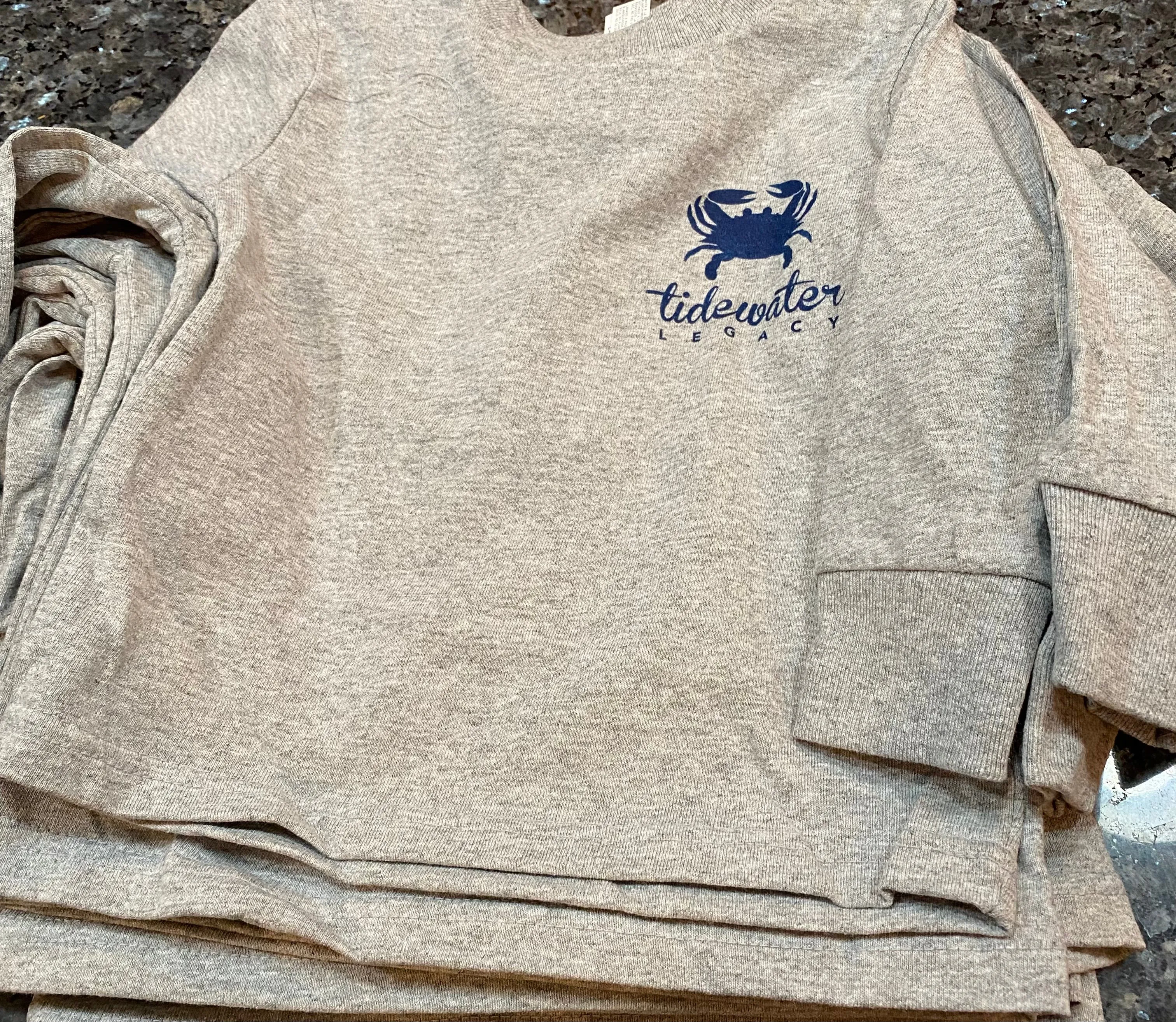 Gray Long Sleeve Tee