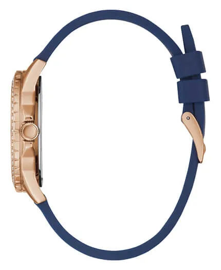 Guess Comet Rose Gold & Navy Watch
