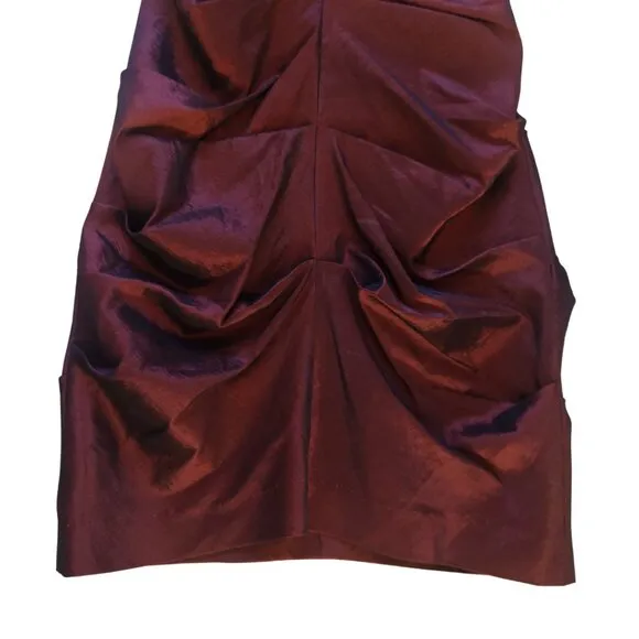Hailey By Adriana Papell Red Rose Cocktail Dress
