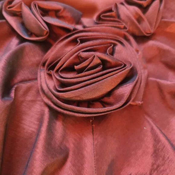 Hailey By Adriana Papell Red Rose Cocktail Dress