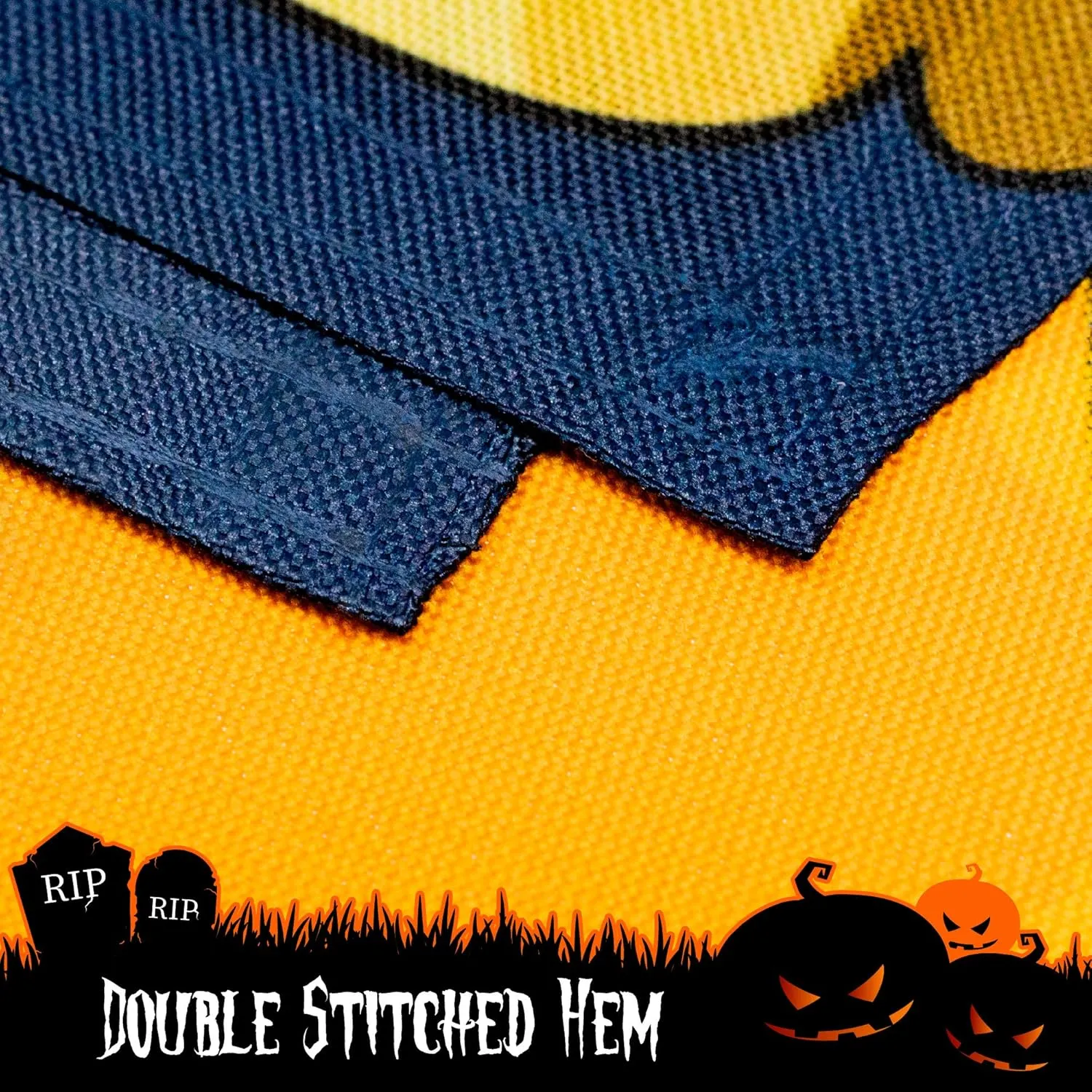Halloween Garden Flag, Trick or Treat Outdoor Flag 12" x 18", 2 Pcs