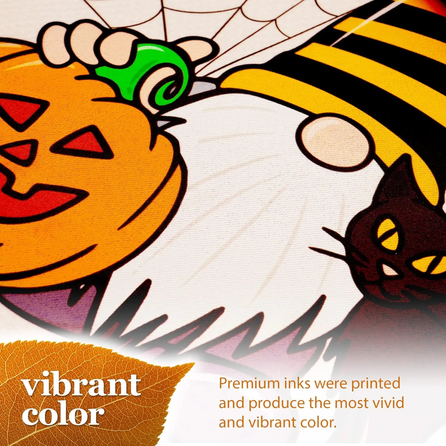 Halloween Garden Flag, Trick or Treat Outdoor Flag 12" x 18", 2 Pcs