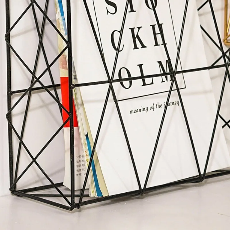 Hanging Metal Basket Magazine Book Document Holder