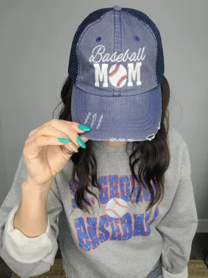 Hazel Blues® | Baseball Mom Trucker Hat