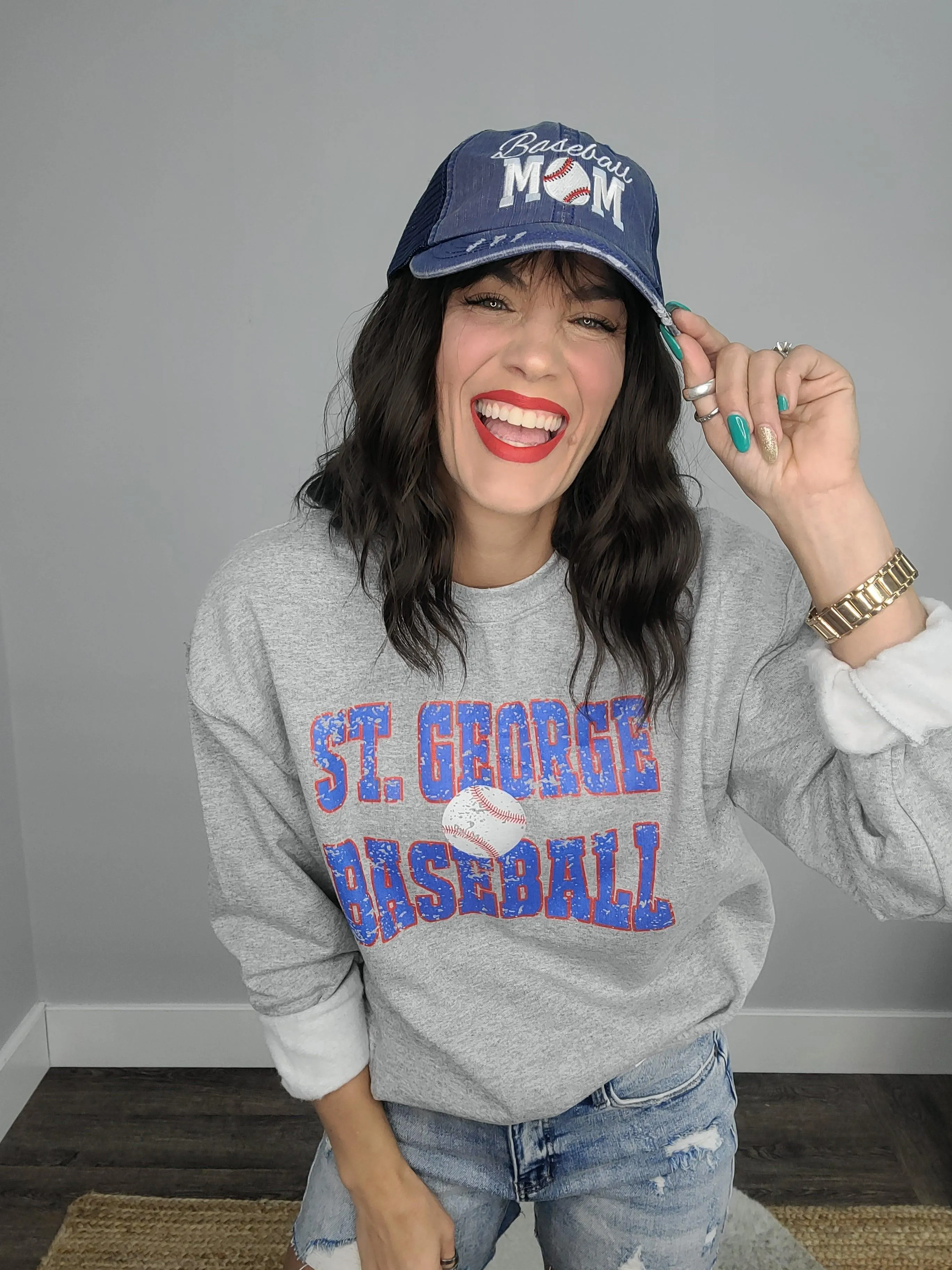Hazel Blues® | Baseball Mom Trucker Hat