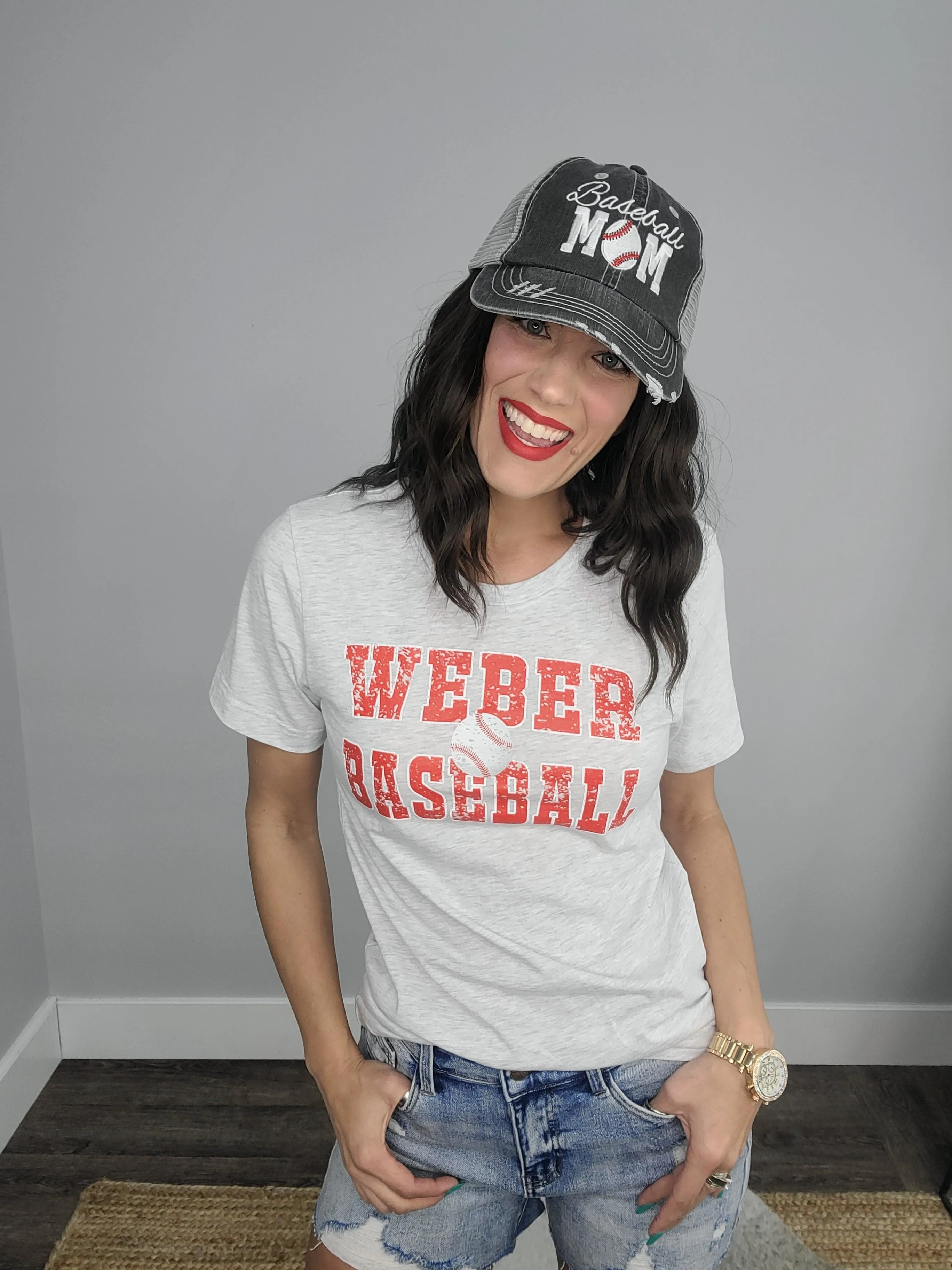 Hazel Blues® | Baseball Mom Trucker Hat
