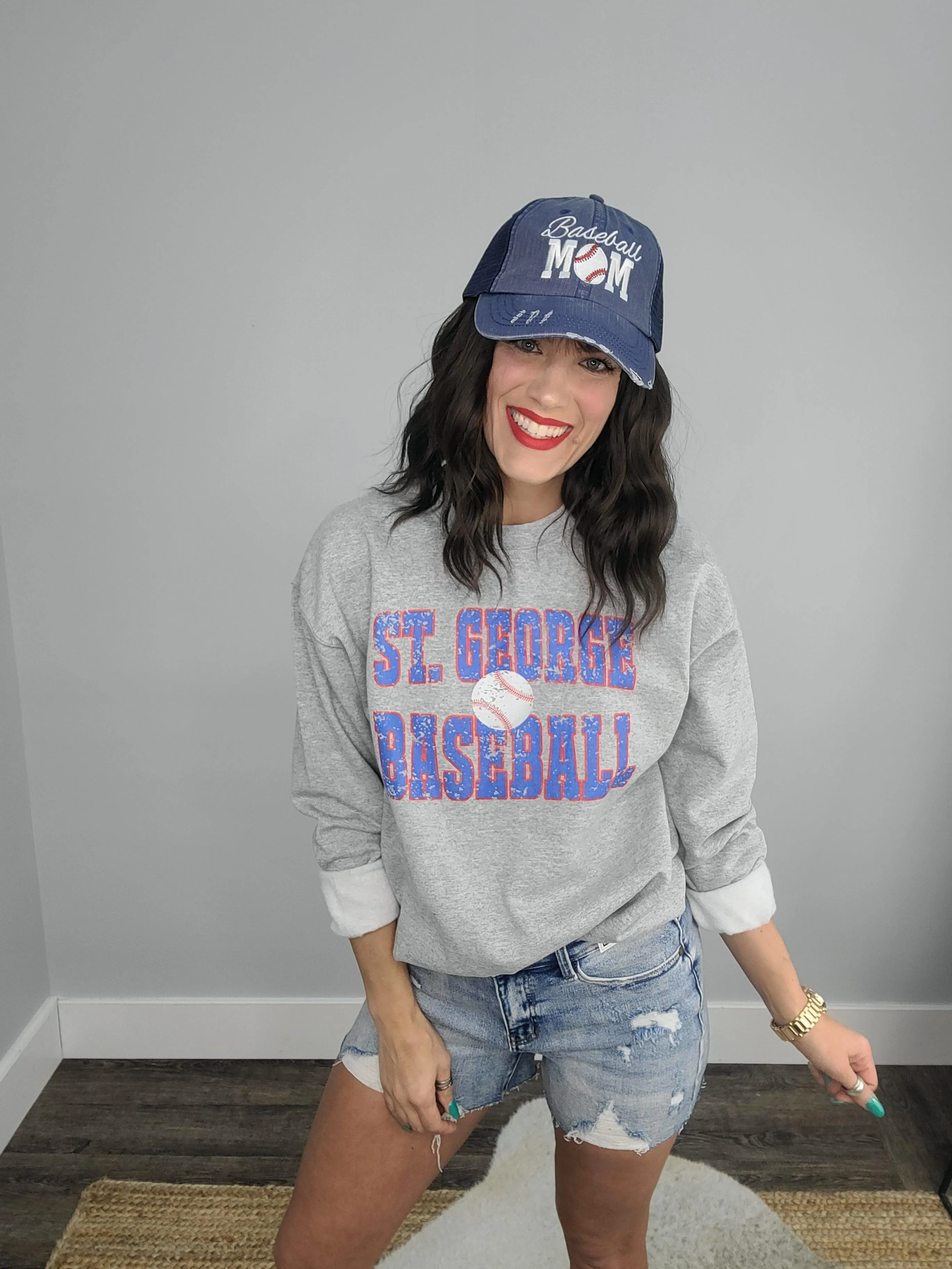Hazel Blues® | Baseball Mom Trucker Hat