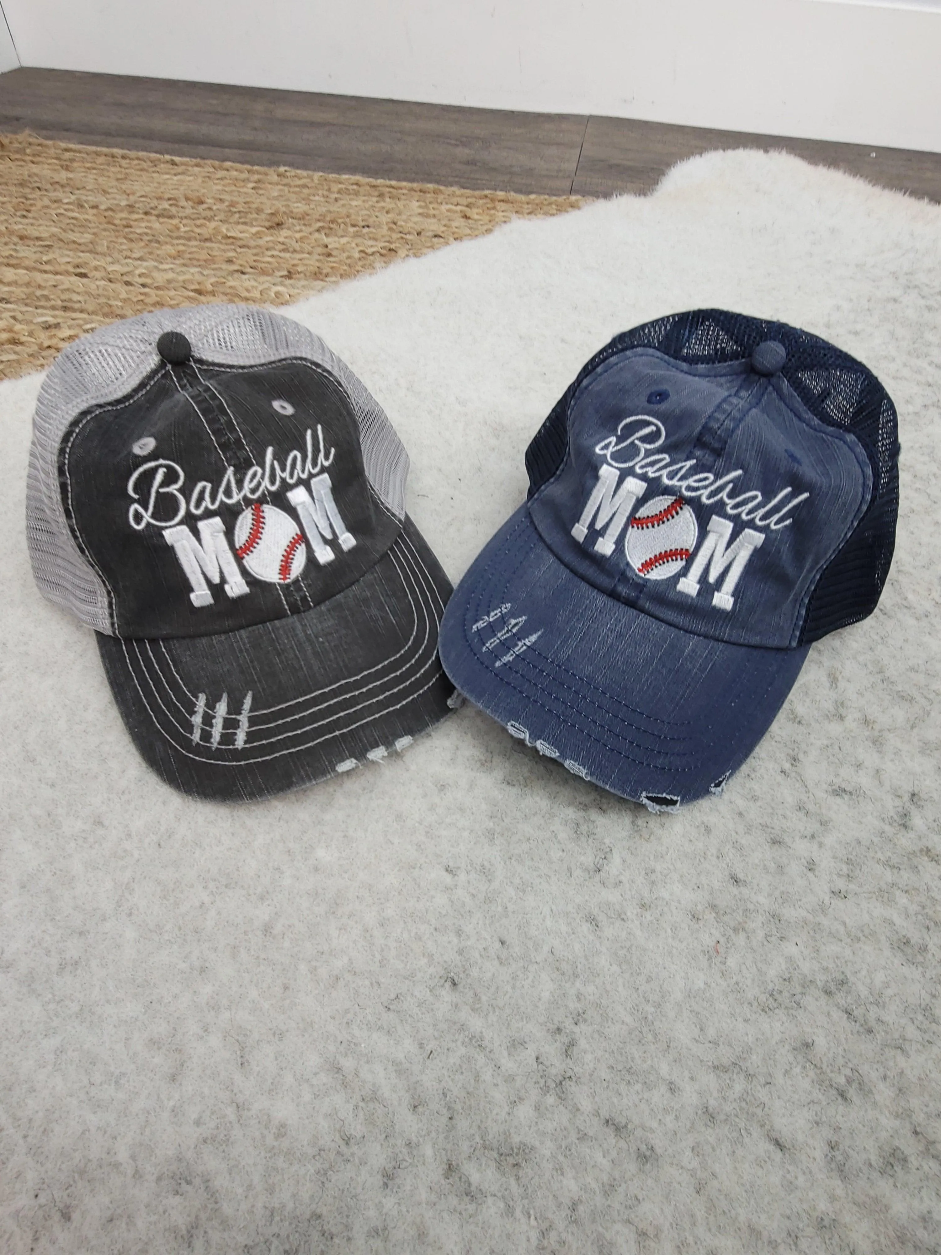 Hazel Blues® | Baseball Mom Trucker Hat