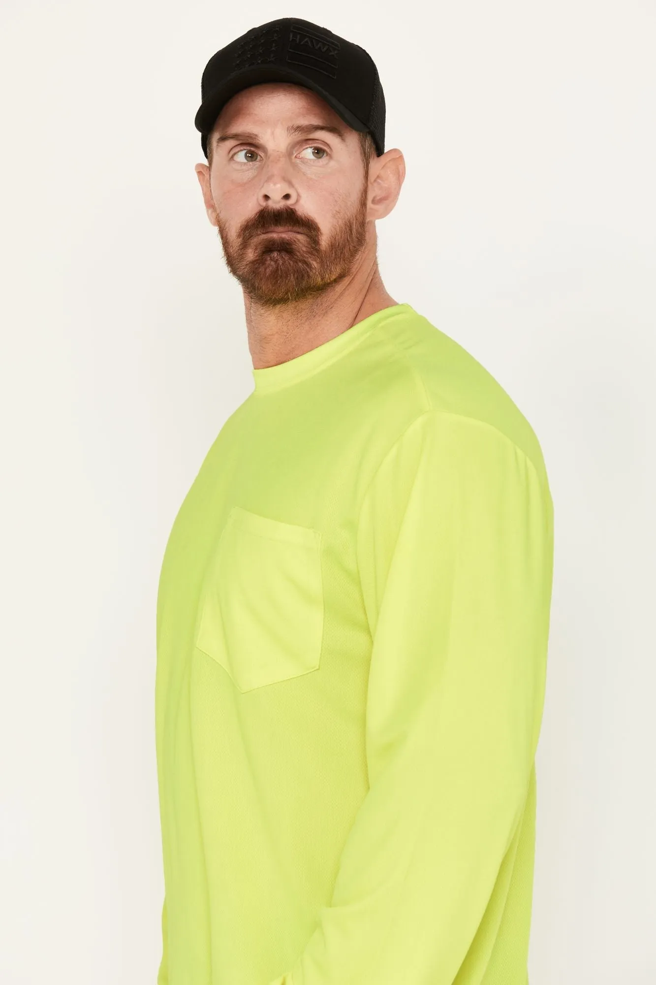 High-Visibility Long Sleeve Work Shirt