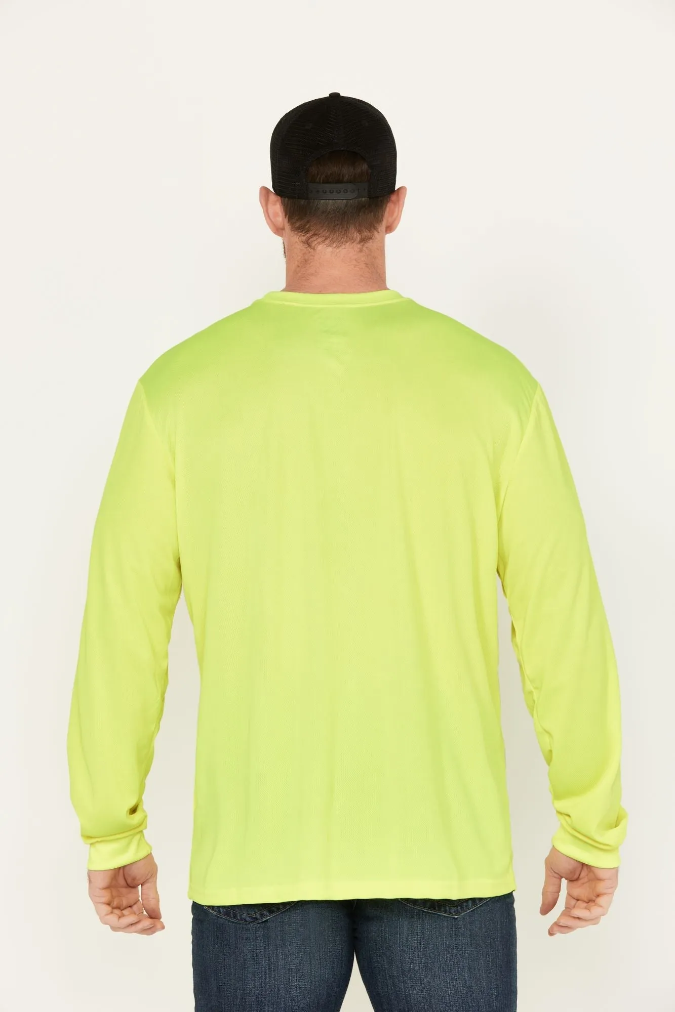 High-Visibility Long Sleeve Work Shirt