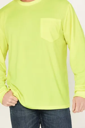 High-Visibility Long Sleeve Work Shirt