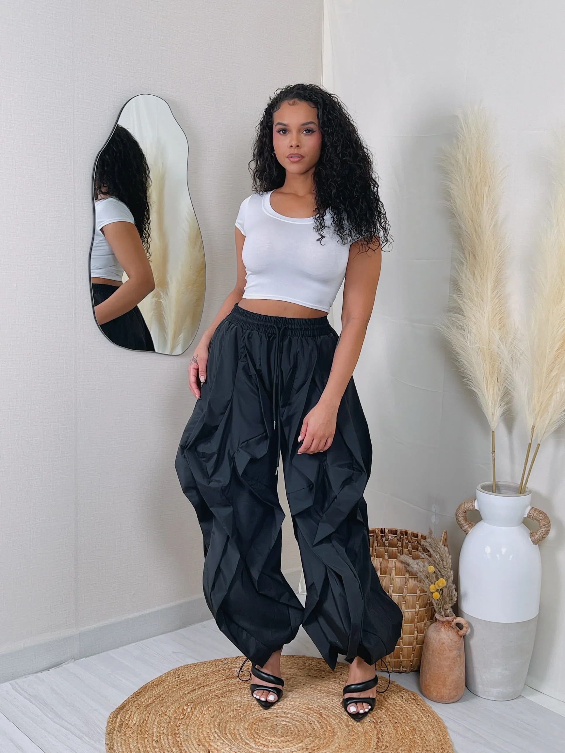 HP2095P - RUFFLE DRAWSTRING JOGGER