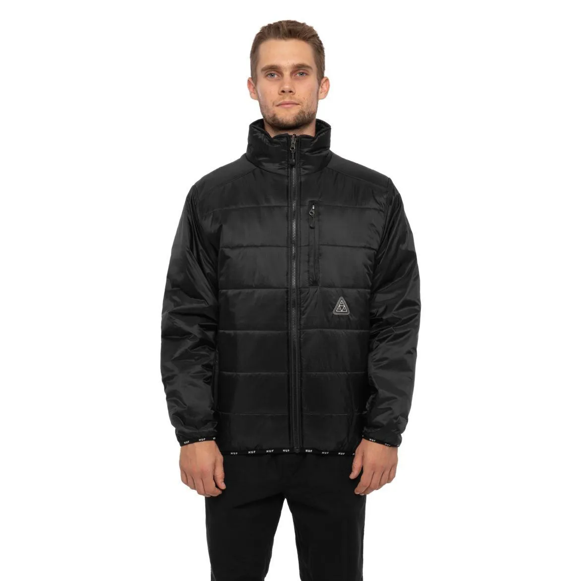 Huf Geode Puffy Jacket Black Men JK00159-BLK