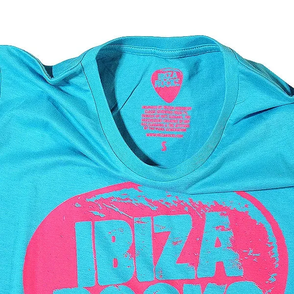 Ibiza Rocks Turquoise Plectrum T-Shirt with Drawstring Bag