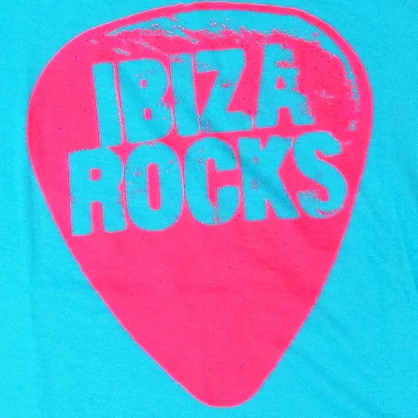Ibiza Rocks Turquoise Plectrum T-Shirt with Drawstring Bag
