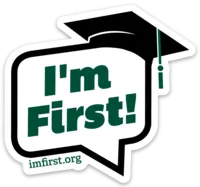 I'm First! Sticker (Your Colors)