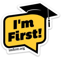 I'm First! Sticker (Your Colors)
