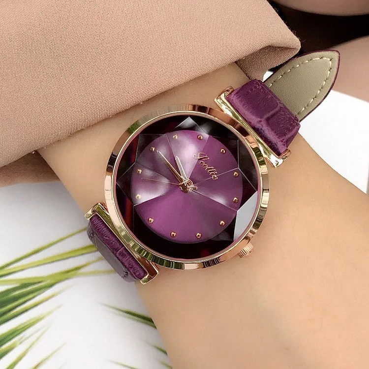 Irregular Mirror Shining Women's Watch