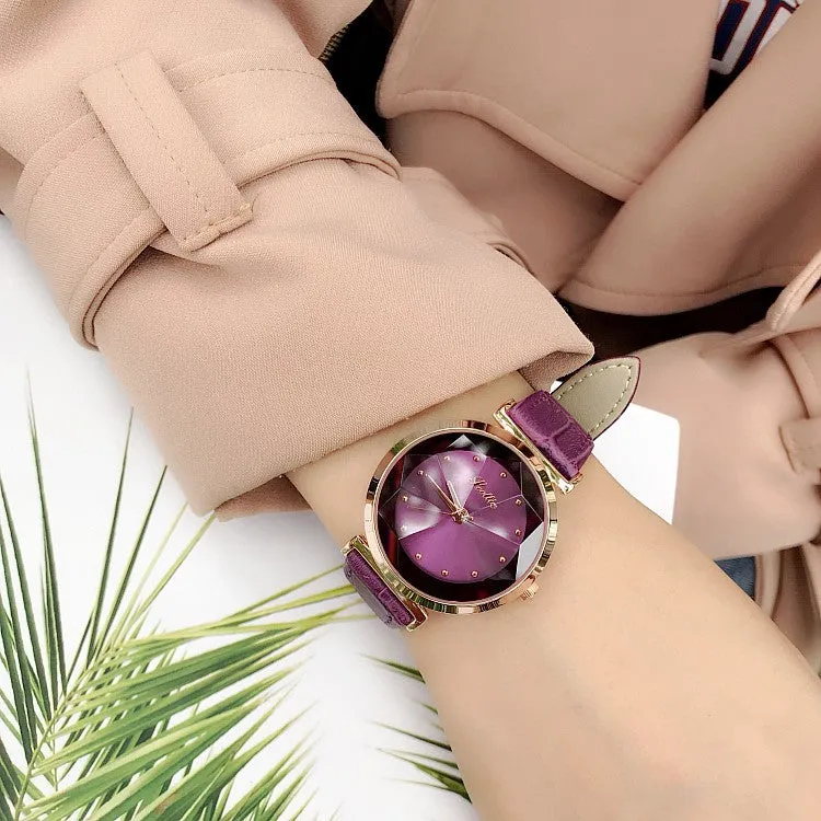 Irregular Mirror Shining Women's Watch