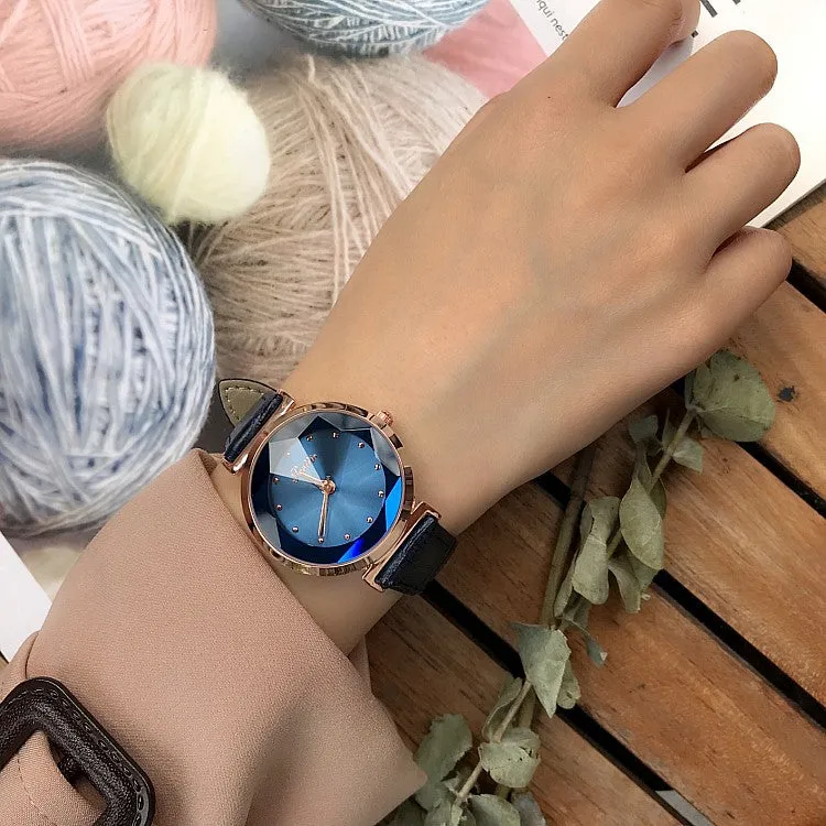 Irregular Mirror Shining Women's Watch