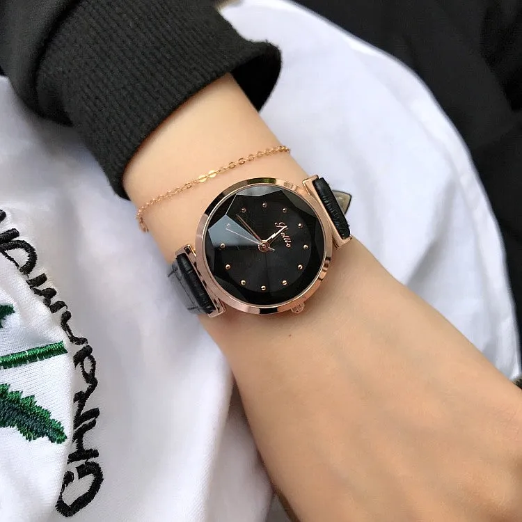 Irregular Mirror Shining Women's Watch
