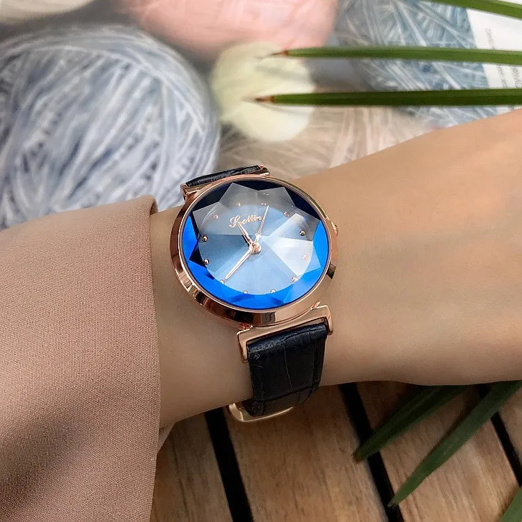 Irregular Mirror Shining Women's Watch